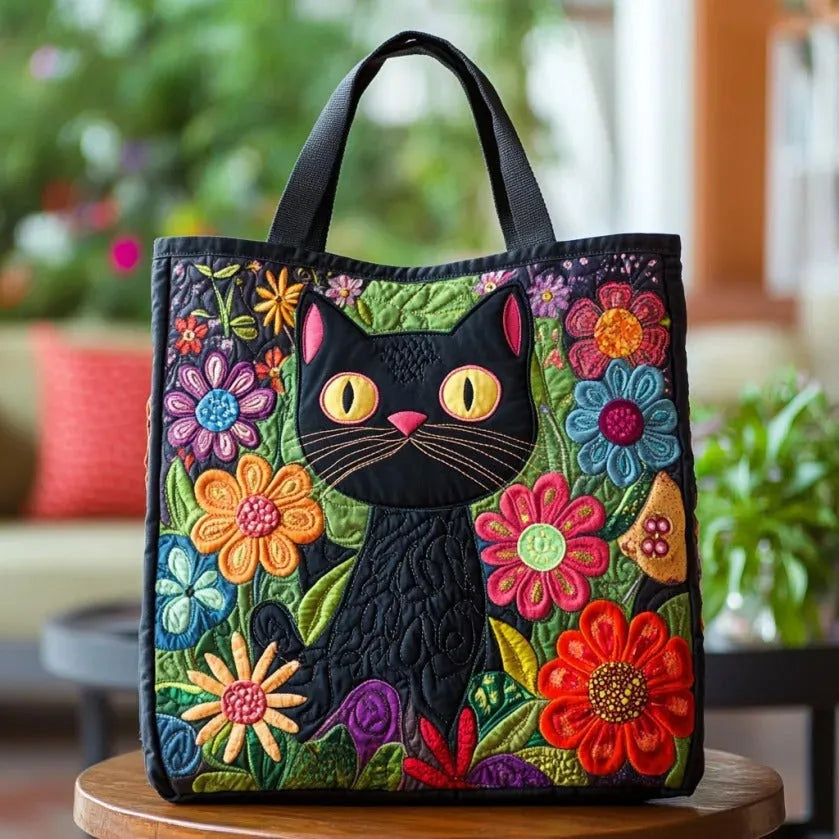 Bolso Tote Acolchado Artesanal Mujer Estampado Único | Encarnacion