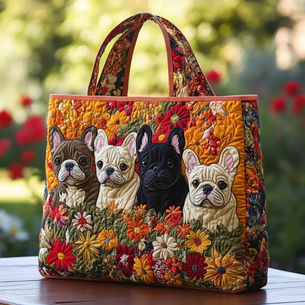 Bolso Tote Acolchado Artesanal Mujer Estampado Único | Encarnacion