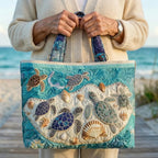 Bolso Tote Acolchado Artesanal Mujer Estampado Único | Encarnacion