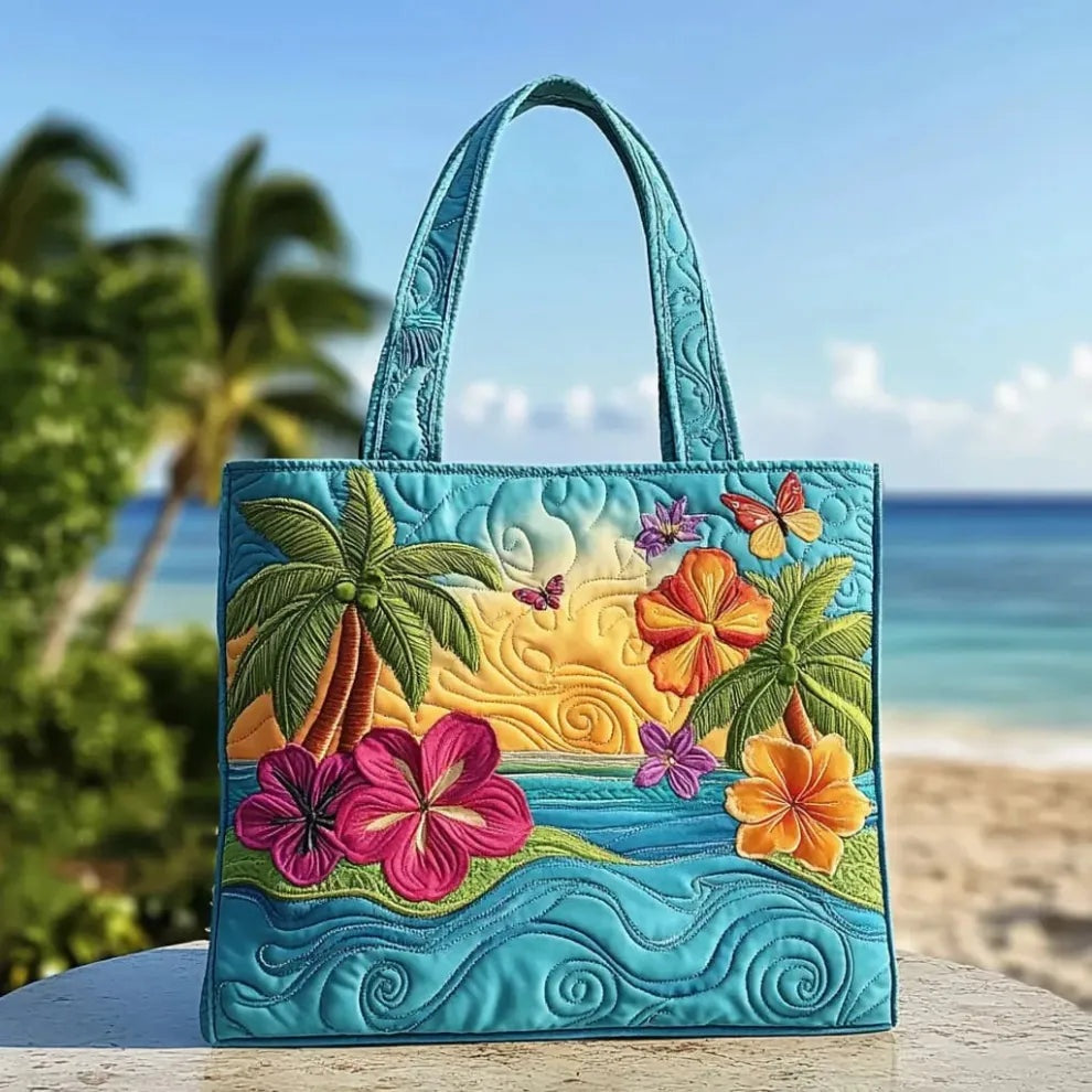 Bolso Tote Acolchado Artesanal Mujer Estampado Único | Encarnacion