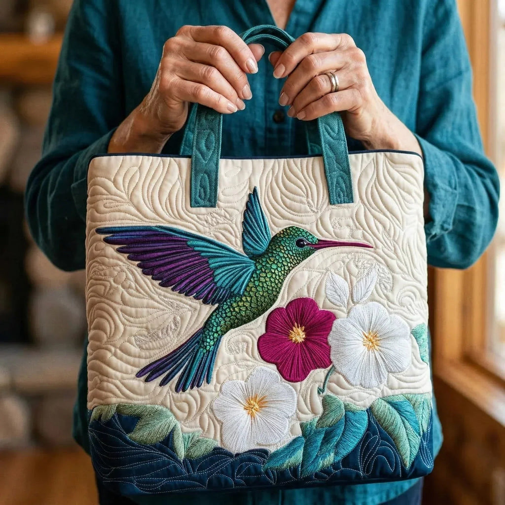 Bolso Tote Acolchado Artesanal Mujer Estampado Único | Encarnacion