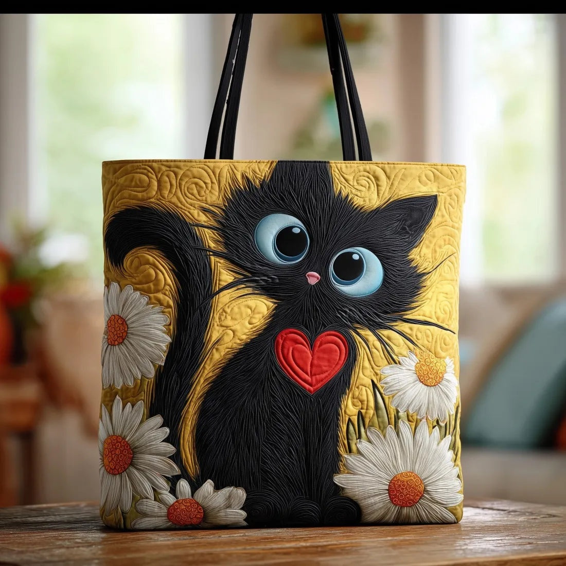 Bolso Tote Acolchado Artesanal Mujer Estampado Único | Encarnacion