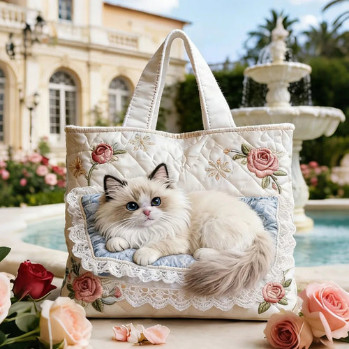 Bolso Tote Acolchado Artesanal Mujer Estampado Único | Encarnacion
