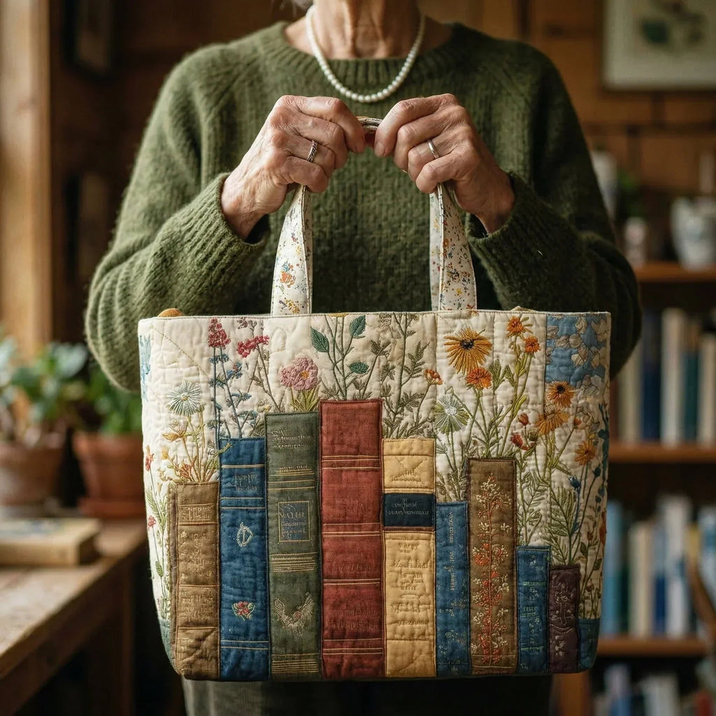 Bolso Tote Acolchado Artesanal Mujer Estampado Único | Encarnacion