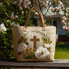 Bolso Tote Acolchado Artesanal Mujer Estampado Único | Encarnacion