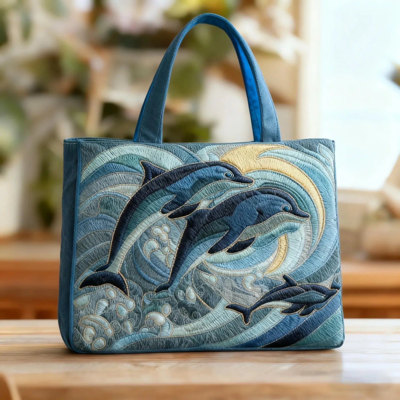 Bolso Tote Acolchado Artesanal Mujer Estampado Único | Encarnacion