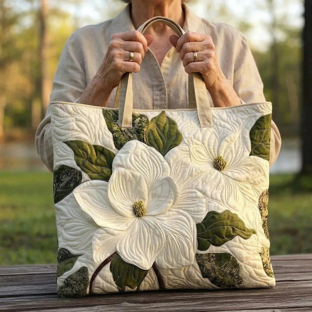 Bolso Tote Acolchado Artesanal Mujer Estampado Único | Encarnacion