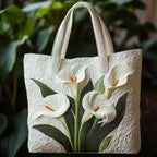 Bolso Tote Acolchado Artesanal Mujer Estampado Único | Encarnacion