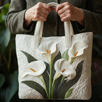 Bolso Tote Acolchado Artesanal Mujer Estampado Único | Encarnacion