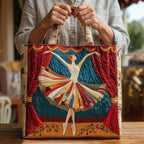 Bolso Tote Acolchado Artesanal Mujer Estampado Único | Encarnacion