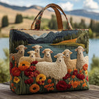 Bolso Tote Acolchado Artesanal Mujer Estampado Único | Encarnacion