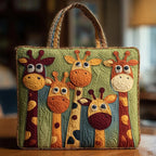 Bolso Tote Acolchado Artesanal Mujer Estampado Único | Encarnacion
