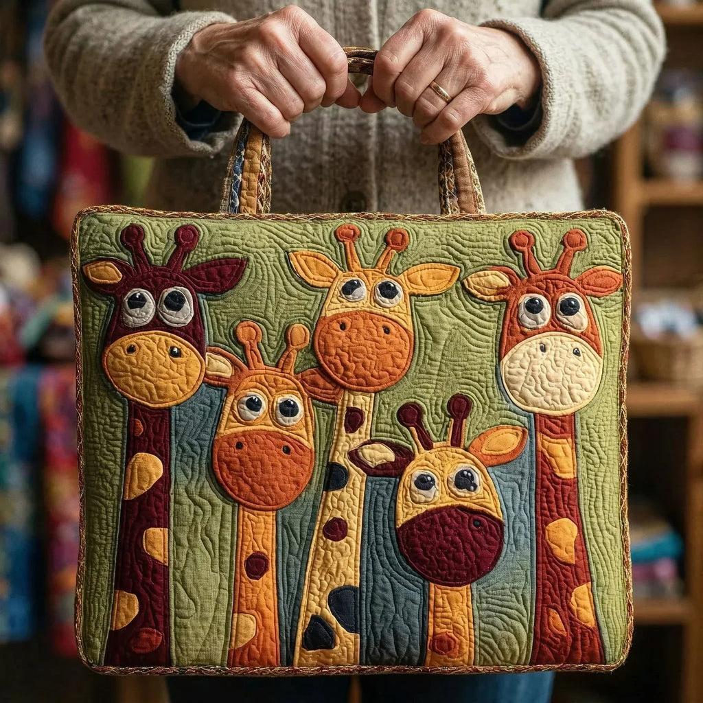 Bolso Tote Acolchado Artesanal Mujer Estampado Único | Encarnacion