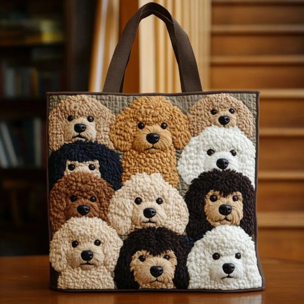 Bolso Tote Acolchado Artesanal Mujer Estampado Único | Encarnacion