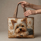 Bolso Tote Acolchado Artesanal Mujer Estampado Único | Encarnacion