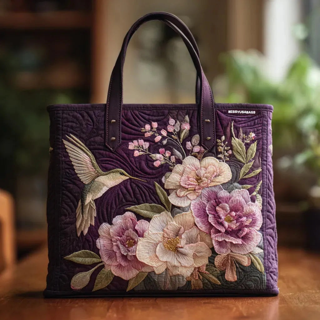 Bolso Tote Acolchado Artesanal Mujer Estampado Único | Encarnacion