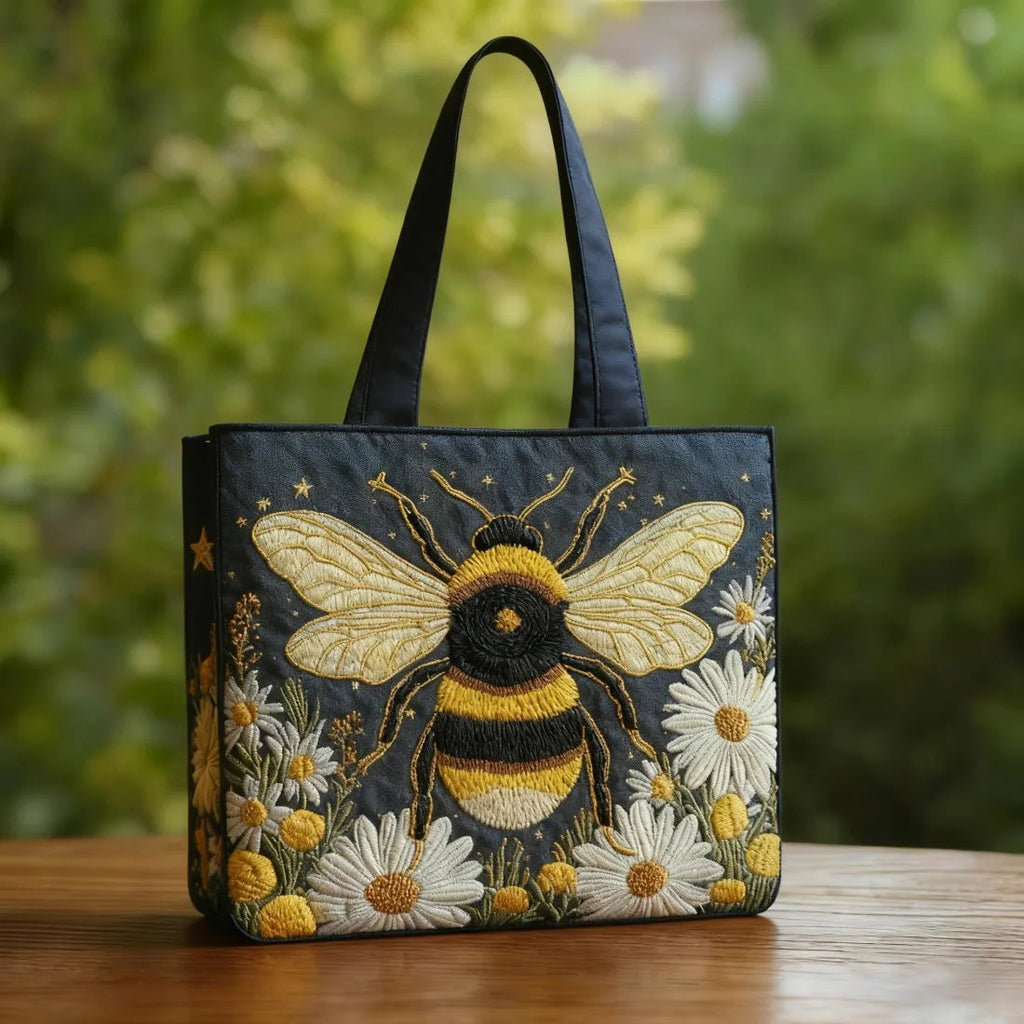 Bolso Tote Acolchado Artesanal Mujer Estampado Único | Encarnacion