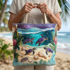 Bolso Tote Acolchado Artesanal Mujer Estampado Único | Encarnacion