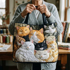 Bolso Tote Acolchado Artesanal Mujer Estampado Único | Encarnacion