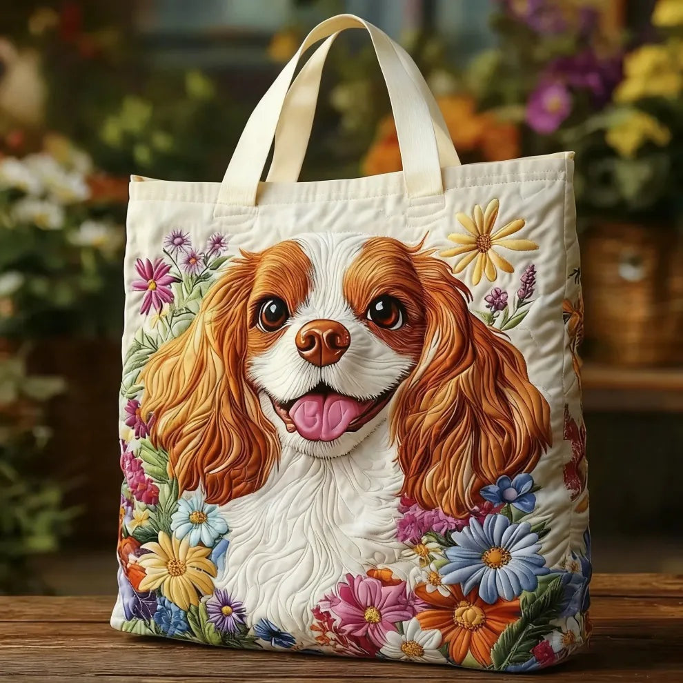 Bolso Tote Acolchado Artesanal Mujer Estampado Único | Encarnacion