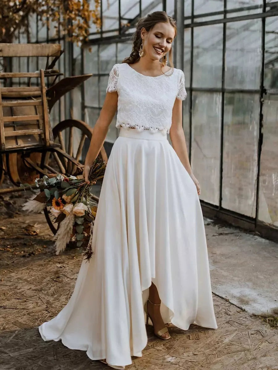 Vestido de Novia de Dos Piezas Mujer Encaje | Esperanza