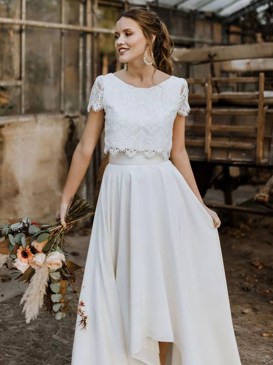 Vestido de Novia de Dos Piezas Mujer Encaje | Esperanza