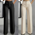Pantalones de traje de mujer de cintura alta | Sandra