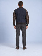 Cazadora Bomber Acolchada para Hombre con Cuello Alto | Moritz