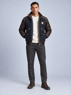 Cazadora Bomber Acolchada para Hombre con Cuello Alto | Moritz