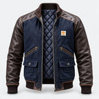 Cazadora Bomber Acolchada para Hombre con Cuello Alto | Moritz