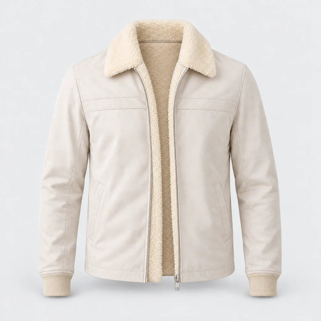 Chaqueta de Invierno para Hombre con Forro Polar y Cuello de Borreguito | Felix