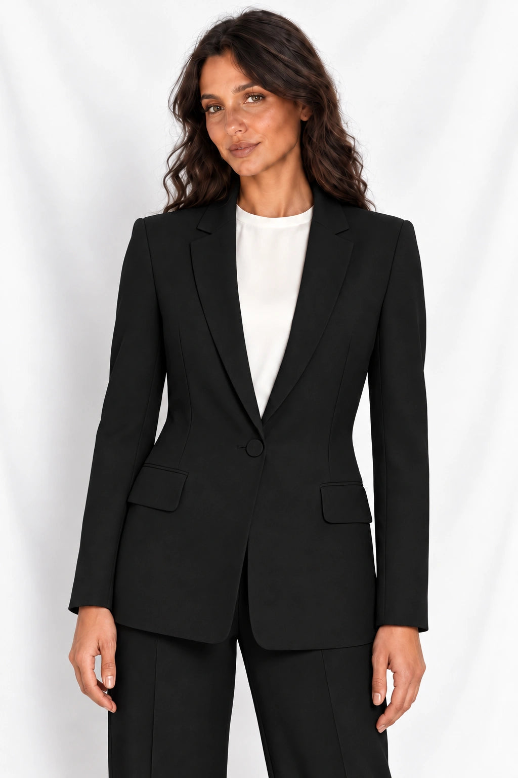 Traje de Mujer de Dos Piezas con Blazer y Pantalón de Cintura Alta | Inés