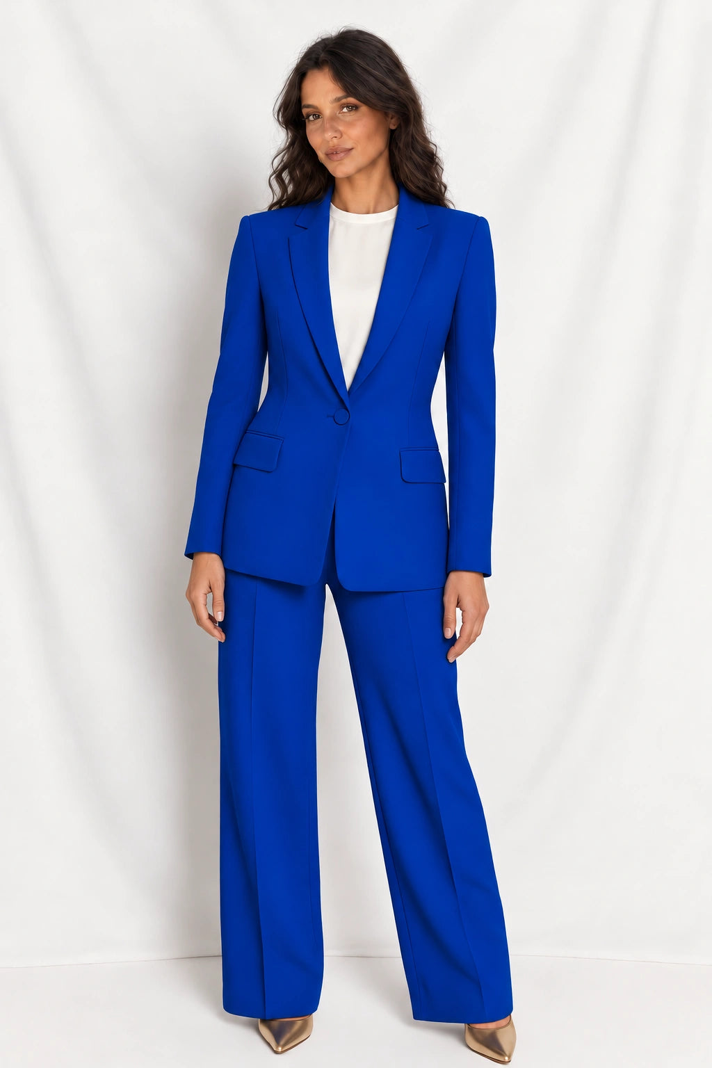 Traje de Mujer de Dos Piezas con Blazer y Pantalón de Cintura Alta | Inés