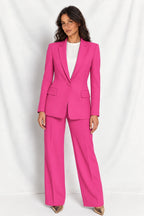 Traje de Mujer de Dos Piezas con Blazer y Pantalón de Cintura Alta | Inés