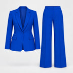 Traje de Mujer de Dos Piezas con Blazer y Pantalón de Cintura Alta | Inés