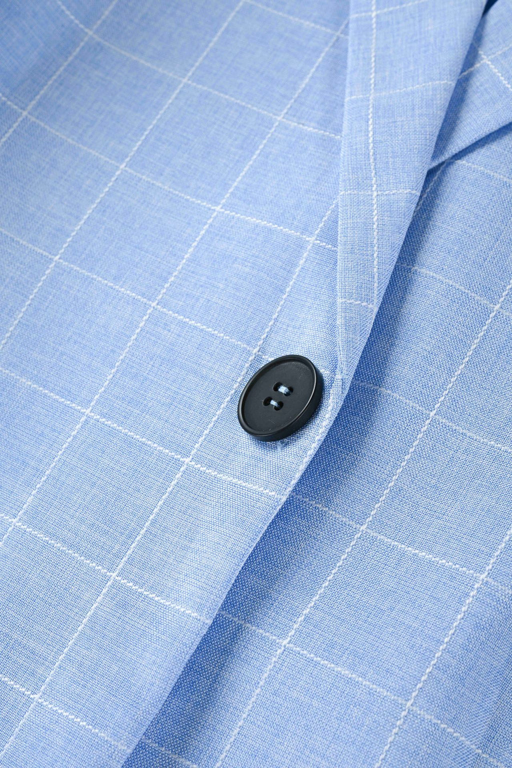 Americana Hombre Ligera de Cuadros Estilo Business Casual