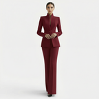 Conjunto de Traje Elegante para Mujer | Chaqueta y Pantalón Profesional