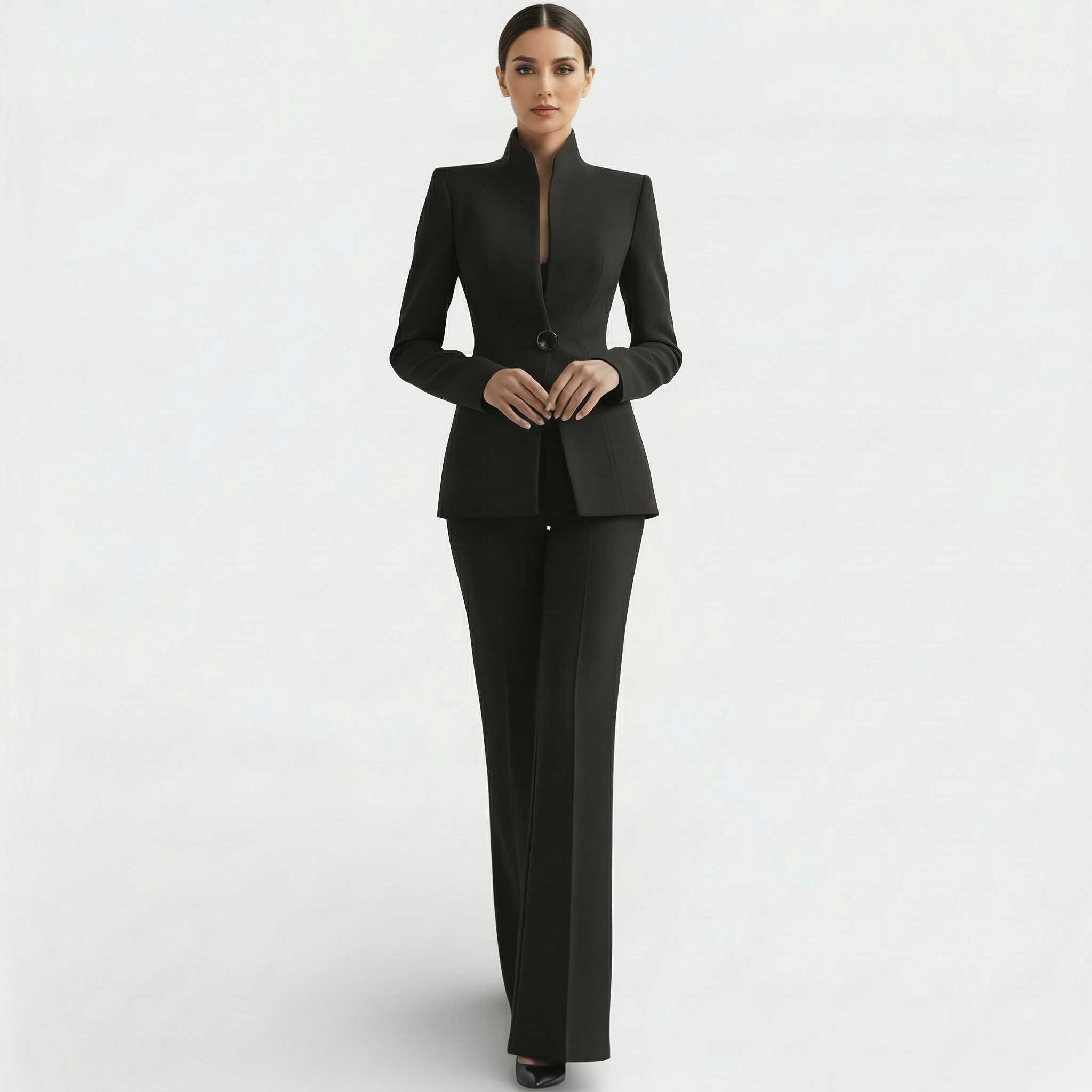 Conjunto de Traje Elegante para Mujer | Chaqueta y Pantalón Profesional