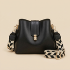 Bolso de Hombro Elegante de Mujer Negro y Marrón | Elena
