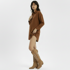 Botas vaqueras para mujer - Tacón cuadrado bajo, Elegancia | Noelia