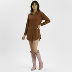 Botas vaqueras para mujer - Tacón cuadrado bajo, Elegancia | Noelia