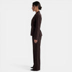 Conjunto Blazer Pantalón Marrón