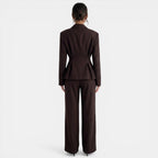 Conjunto Blazer Pantalón Marrón