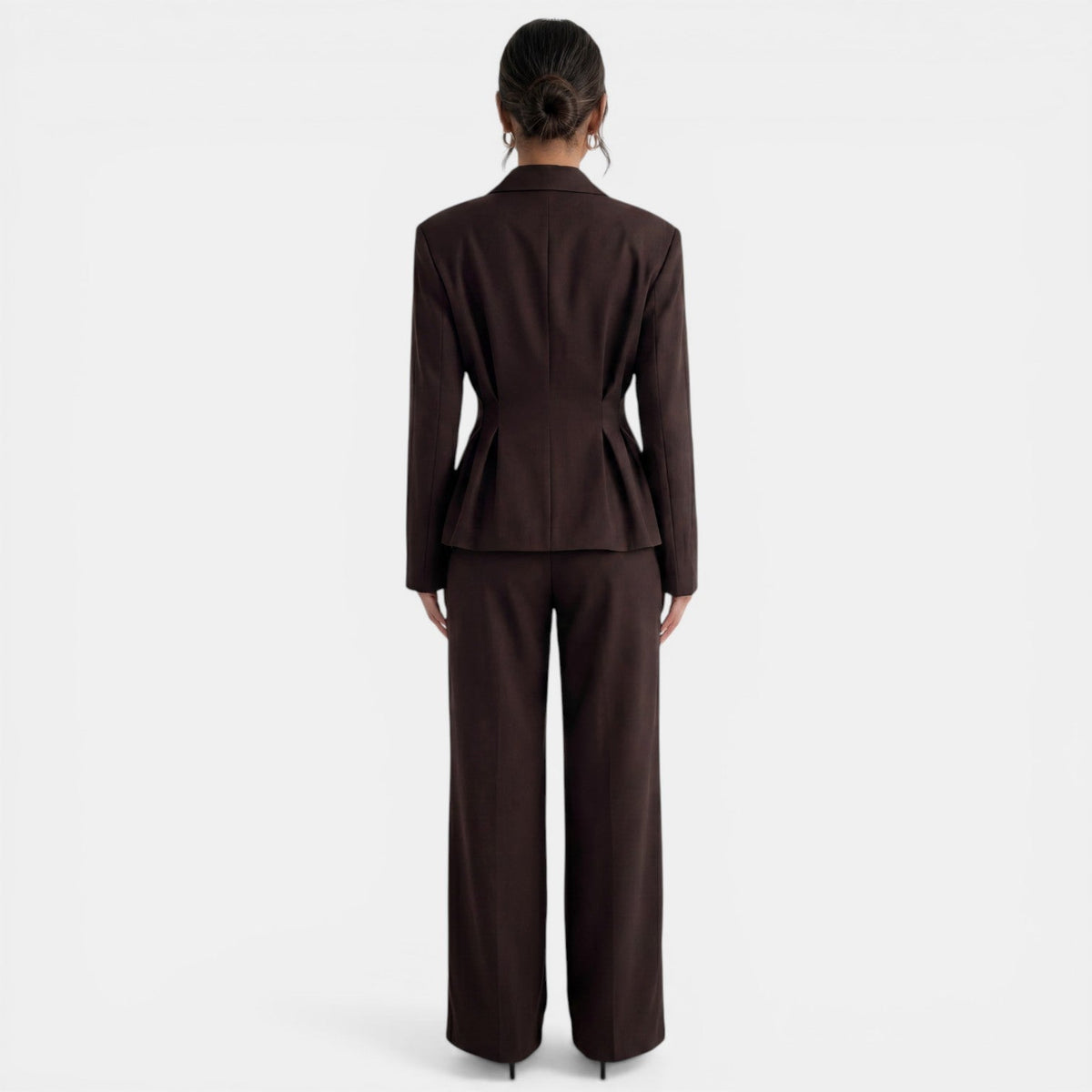 Conjunto Blazer Pantalón Marrón
