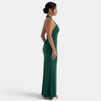 Vestido Largo Halter Elegante Mujer | Ana