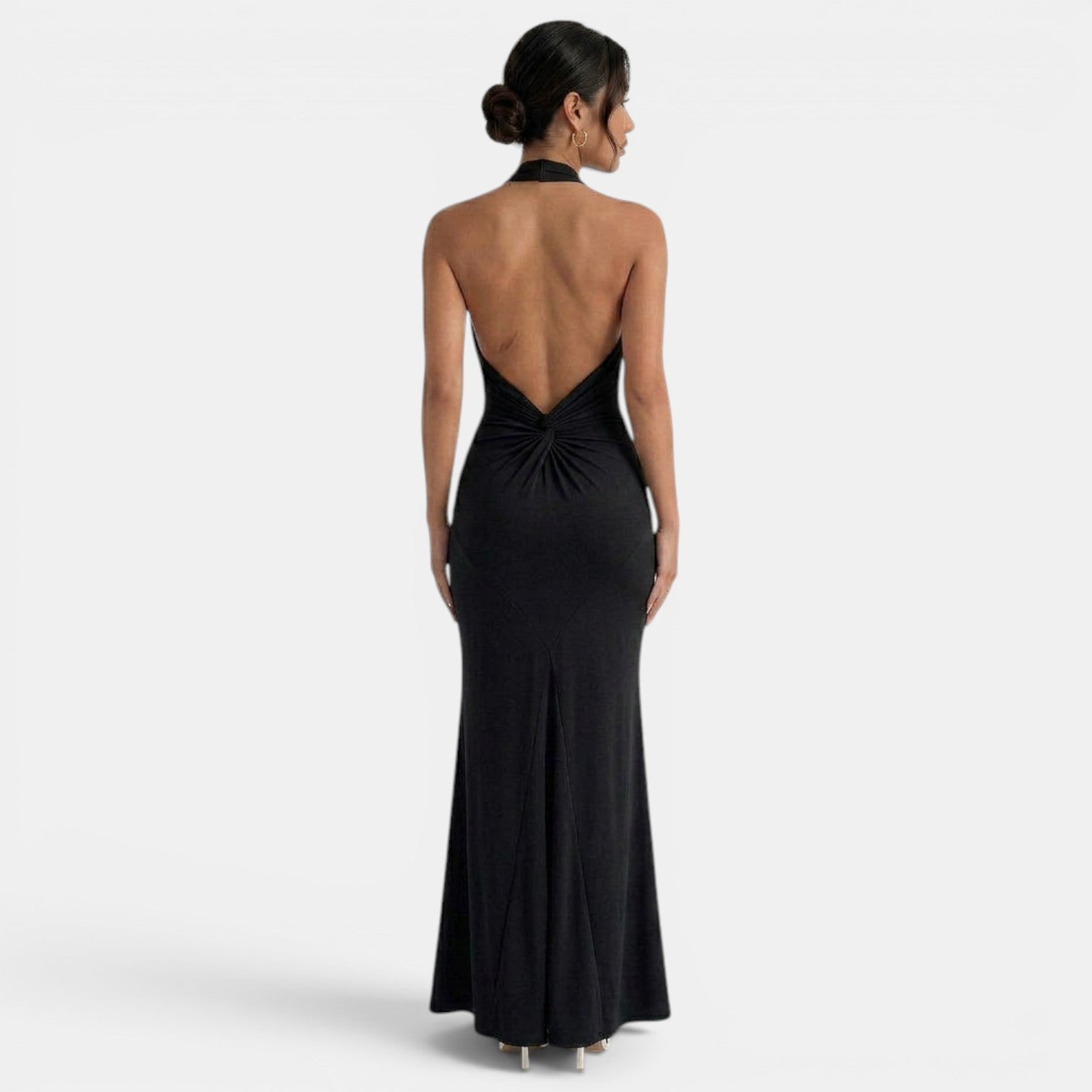 Vestido Largo Halter Elegante Mujer | Ana