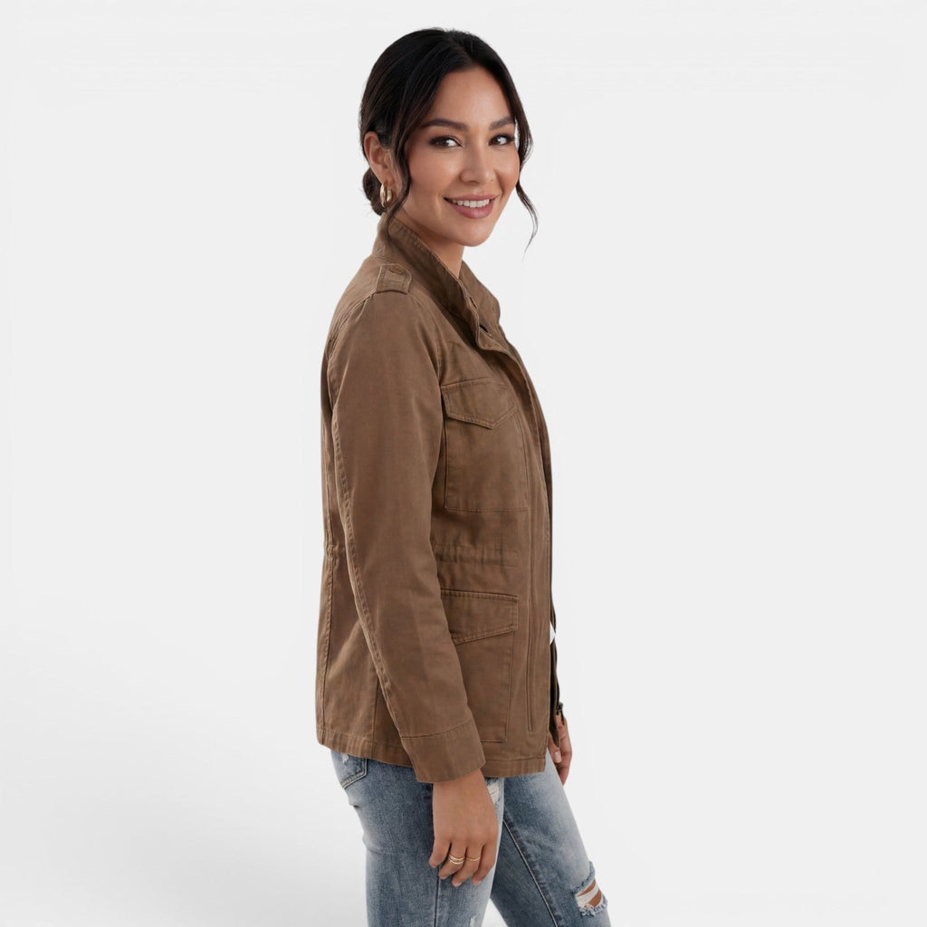Chaqueta Mujer Entretiempo Casual con Cremallera | Paola