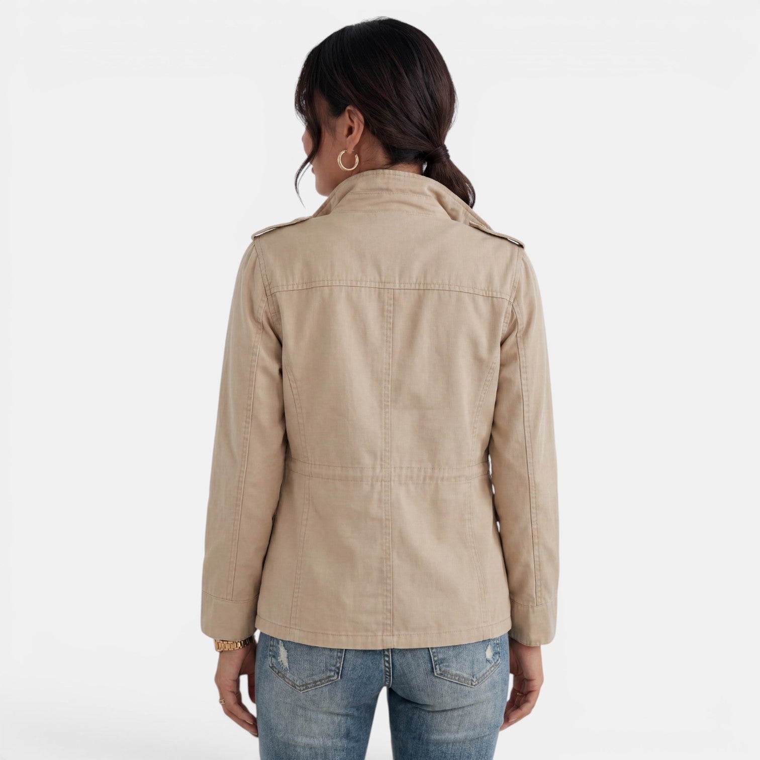 Chaqueta Mujer Entretiempo Casual con Cremallera | Paola