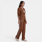 Conjunto Mujer Blazer y Pantalón Ancho