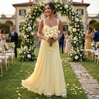 Vestido Largo Invitada Elegante | Pilar